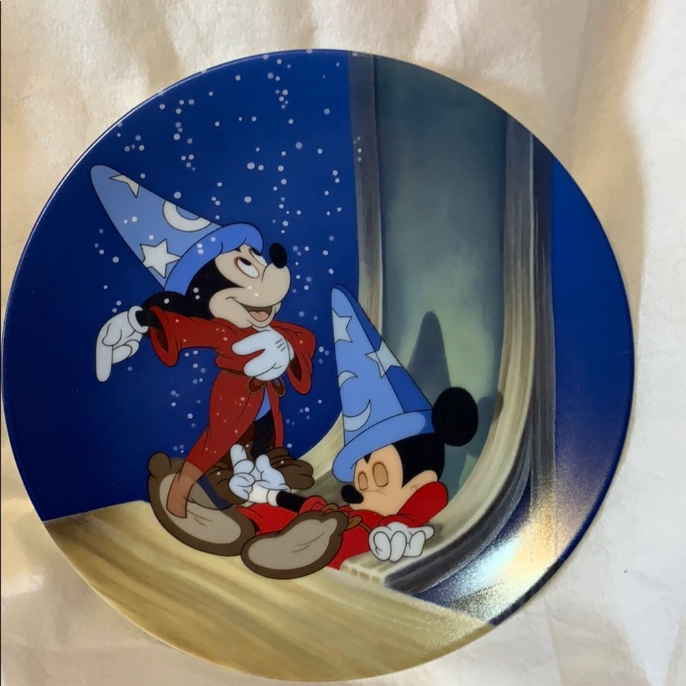 PLATE #3 Knowles Fantasia Dreams Of Power Mickey Golden Series Collectible Plate - Picture 1 of 8